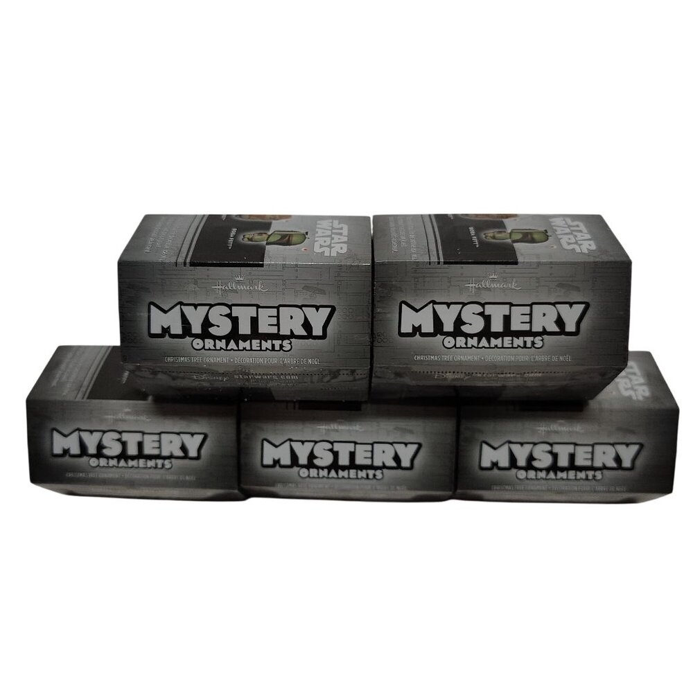 Hallmark Star Wars 3 inch Mini Mystery Ornaments Set Of 5